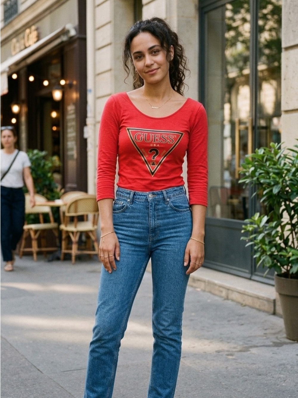 🍒 Guess Crewneck logo long sleeve